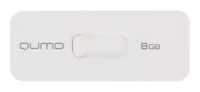 Флэш-диск QUMO 08 Gb Slider-01 White USB 2.0
