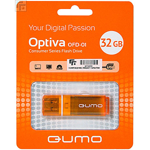 Флэш-диск QUMO 32 Gb Optiva-01 Orange