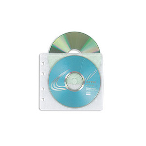 Конверт под CD двойной с перфорацией белый (100/6000)