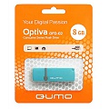 Флэш-диск QUMO 08 Gb Optiva-02 Blue