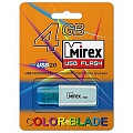 Флэш-диск Mirex 04 Gb Click Blue (50)