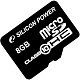 Silicon Power Micro SDHC 08 Gb Class 10 + adapt (10)