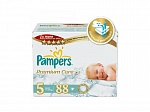 PAMPERS Подгузники Premium Care Junior (11-25 кг) Мега Упаковка 88