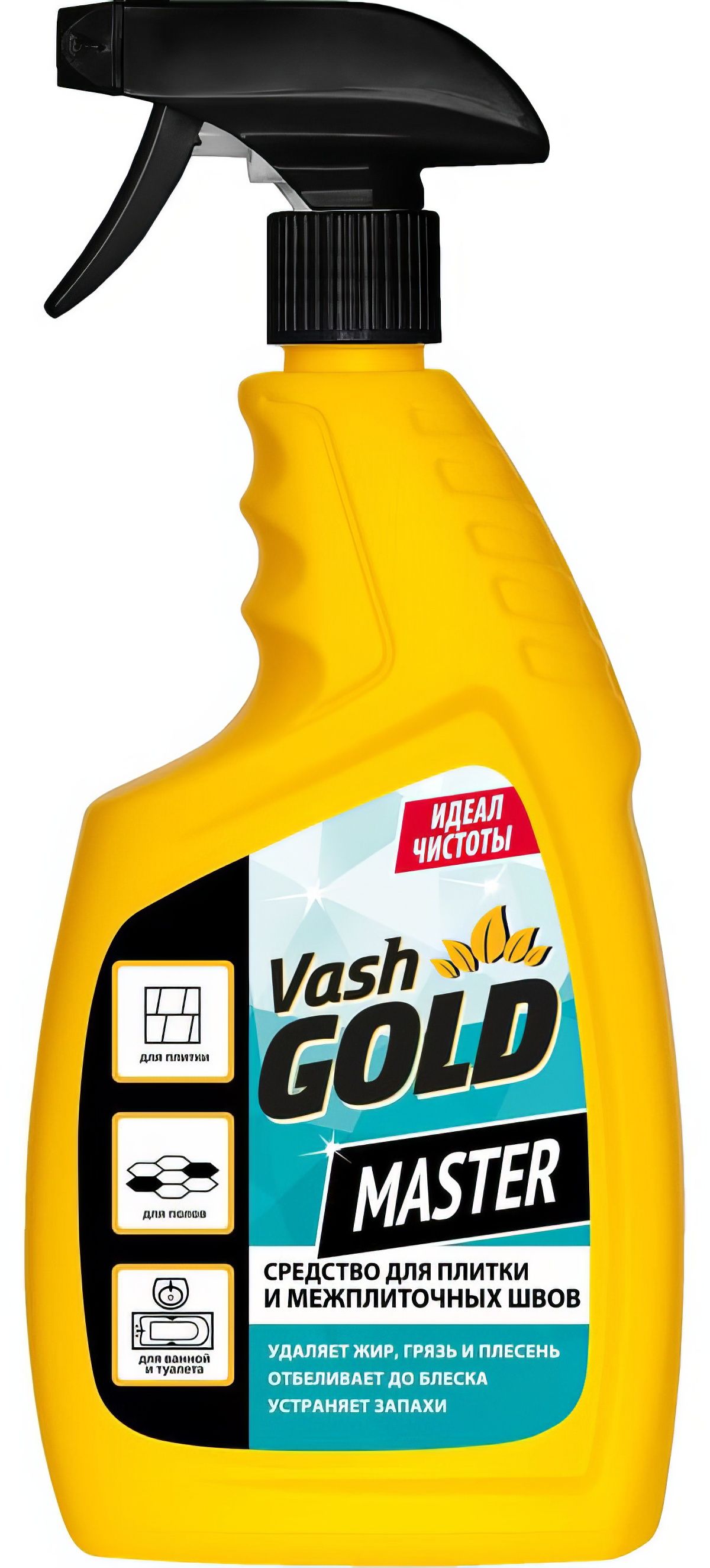 Средство для плитки и межплиточных швов 750  мл (спрей) 1/12  Vash Gold Master