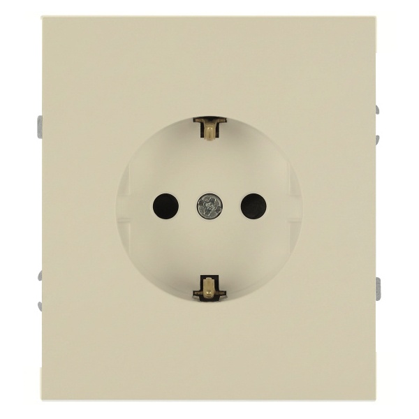 Розетка ЭРА Серия 12 12-2101-02 с заземлением 2P+E Schuko 16A-250В IP20 слоновая кость