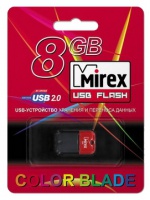 Флэш-диск Mirex 08 Gb ARTON Red