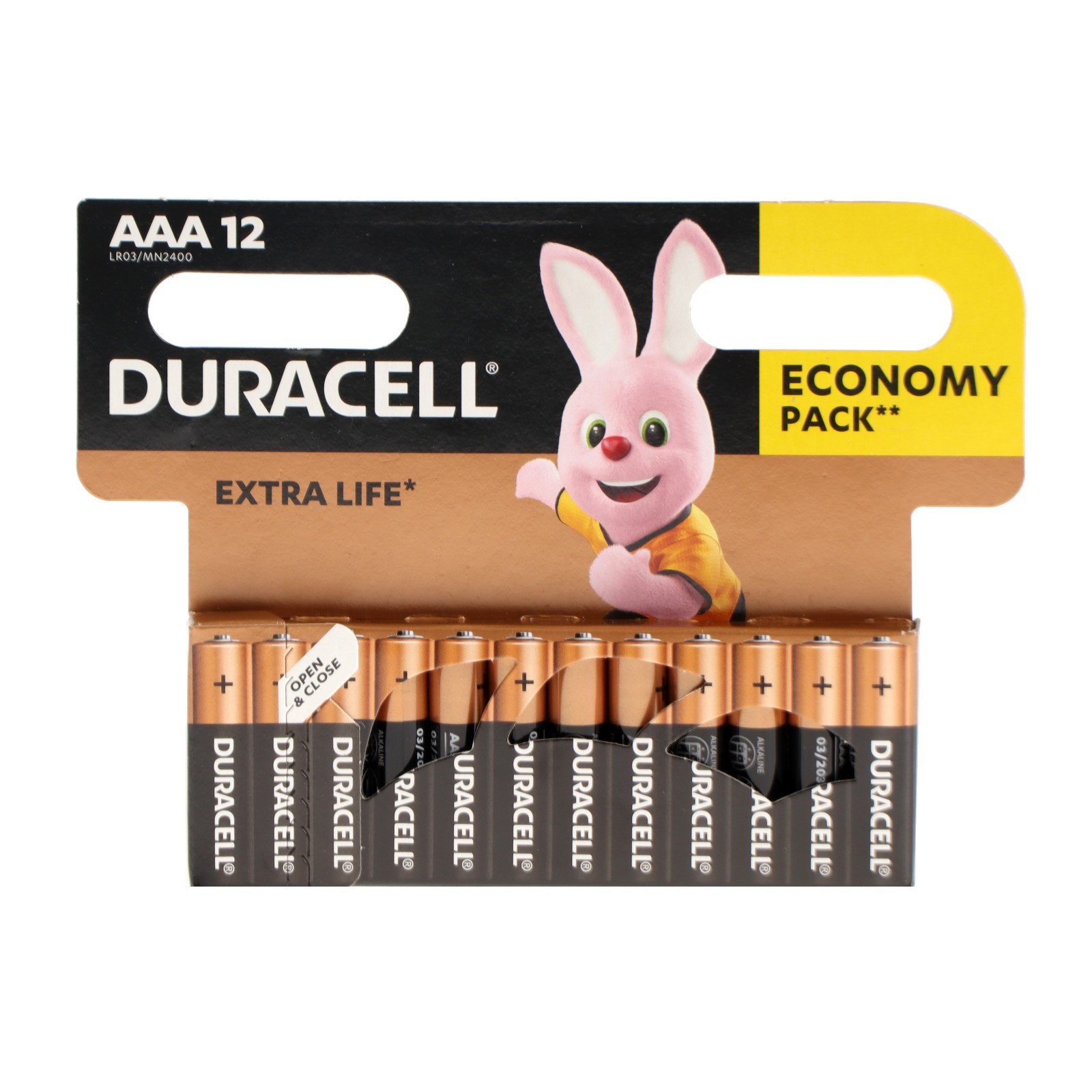 Элемент питания Duracell LR03-12BL BASIC NEW (12/144/39168)