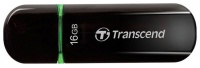 Флэш-диск Transcend 16 Gb JetFlash 600 Black/green (10)