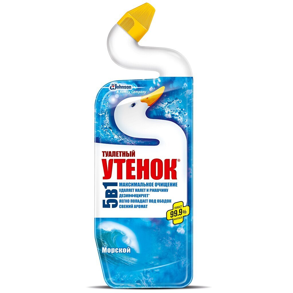 Туалетный утёнок Актив Морской 750 мл. 5 в 1