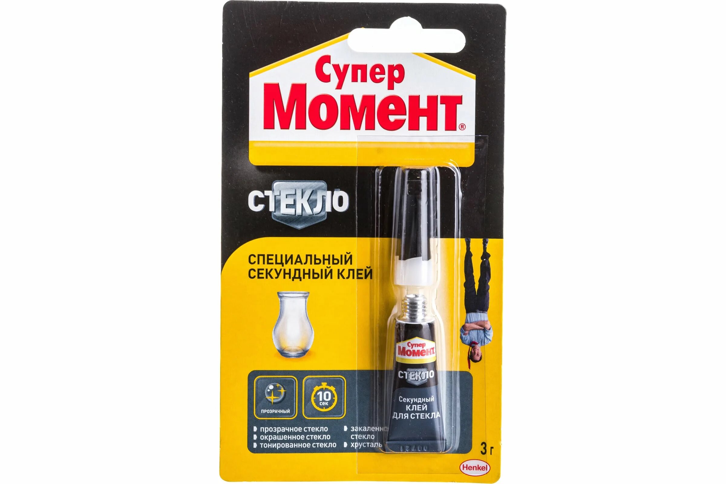 Клей Момент СУПЕР СТЕКЛО, 3 гр.