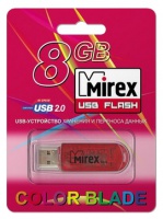 Флэш-диск Mirex 08 Gb ELF Red (50)