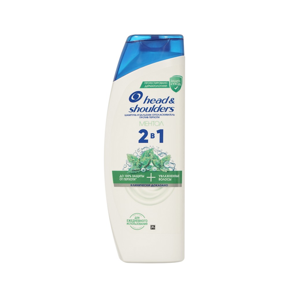 ХЕД & ШОЛДЕРС Head&Shoulders шампунь 360мл. 2в1 Против перхоти Ментол — фото 2