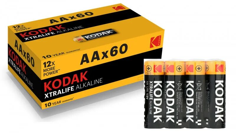 Батарейки Kodak LR03-4S XTRALIFE Alkaline [K3A-S4] (60/600/36000)