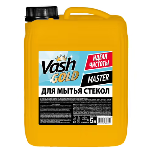 Средство для мытья стекол 5л, 1/4 Vash Gold Master — фото 2