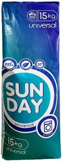 Средство моющее синтетическое порошкообразное универсальное «Sunday» автомат 15 кг — фото 2
