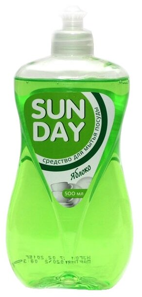 Средство для мытья посуды «Sunday Яблоко» 500 мл — фото 2