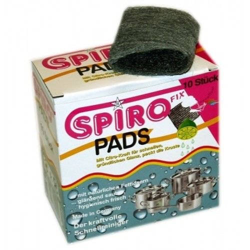 Мыльные губки Spiro Pads 10 штук для удаления нагара,ржавчина,известковый налет