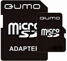 QUMO Micro SDHC 16 Gb Class 6 + adapt (10)