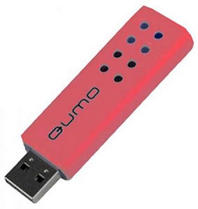 Флэш-диск QUMO 16 Gb Domino-red (10)