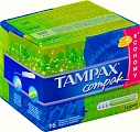 TAMPAX Compak Тампоны женские гигиенические Fresh Super Duo 16шт