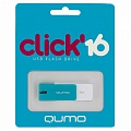 Флэш-диск QUMO 16 Gb Click Azure (цвет лазурный)