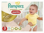 PAMPERS Подгузники-трусики Premium Care Pants Midi (6-11 кг) Средняя Упаковка 28