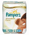 PAMPERS Подгузники Premium Care Junior (11-25 кг) Средняя Упаковка 21