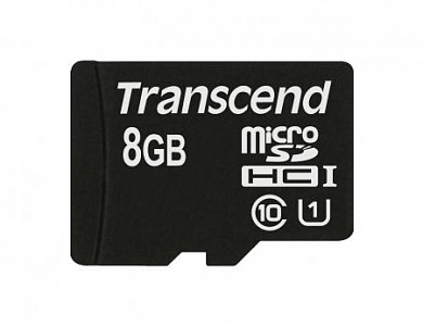 Transcend Micro SDHC 08 Gb Class 10 + adapt (25)