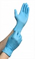 Перчатки нитриловые неопудренные нестерильные Benovy, текстурированные на пальцах  3,0 г.